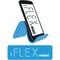 Iflex Mini Flexible Silicone Cell Phone Holder Sky Blue Waterproof Hands-Free